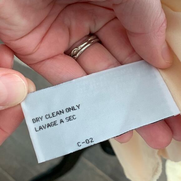 Tulle Cream Lace Skirt, Size XS - Picture 4 of 6